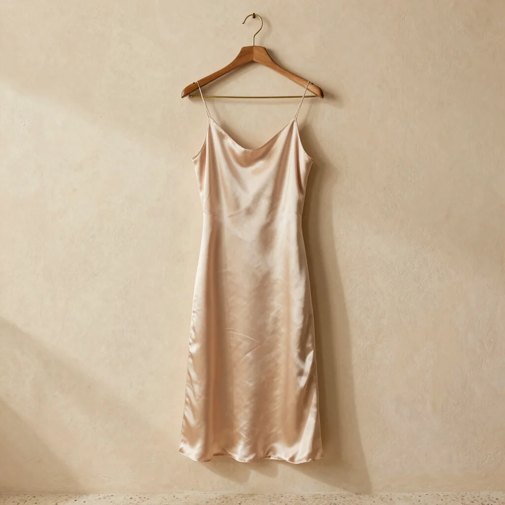 Aura Silk Bias Slip Dress