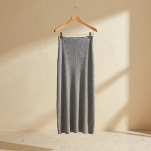 Ribbed Merino Knit Skirt